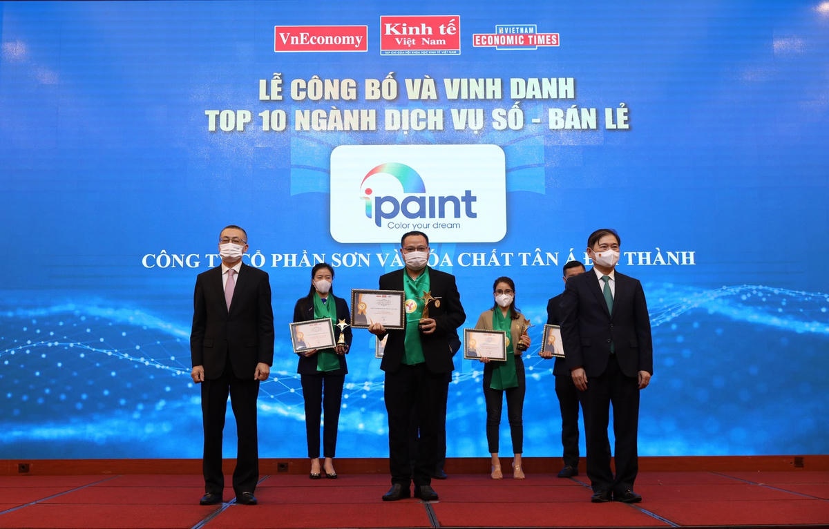 Sơn IPAINT được vinh danh Top 10 ngành bán lẻ - Thương hiệu mạnh Việt Nam 2021.