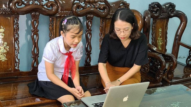 Việc triển khai mô hình thông qua lớp học online được học sinh, phụ huynh và nhà trường đồng tình.