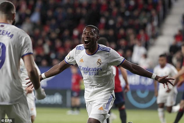 Real Madrid đã có bàn mở tỷ số 1-0 trước Osasuna.