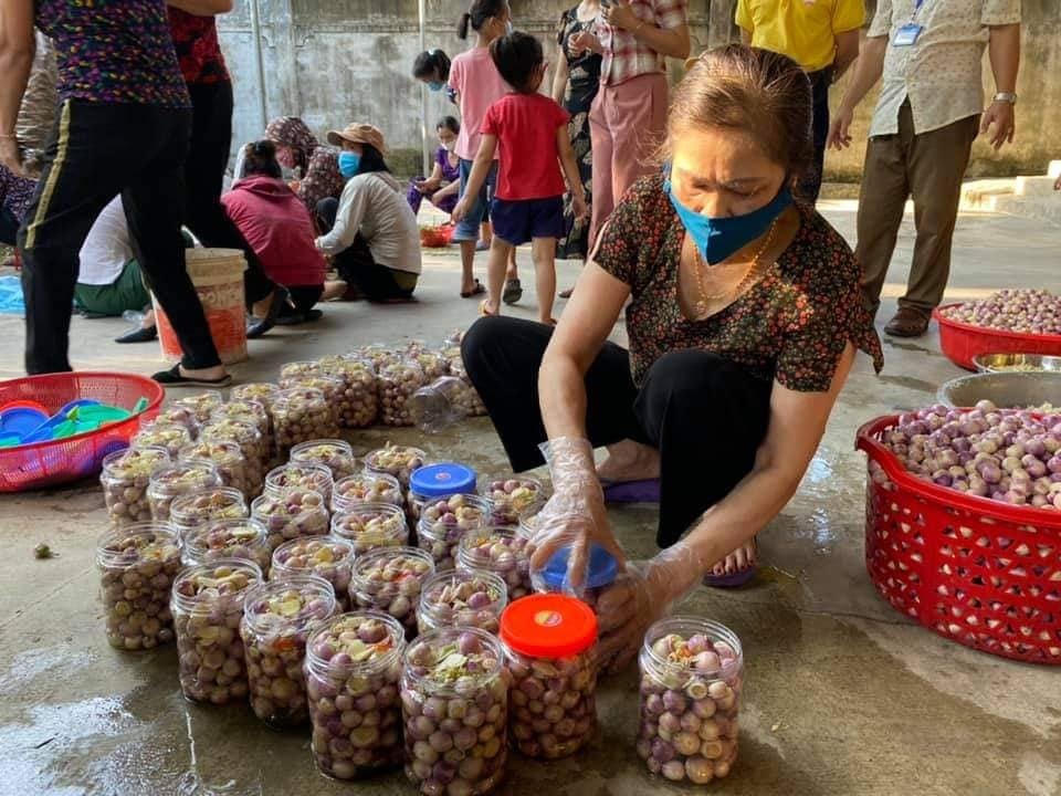 Người dân huyện miền núi làm cà muối ủng hộ Nhân dân Thành phố Hồ Chí Minh trong cơn đại dịch.