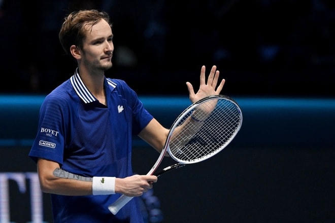 Medvedev đã có 4 trận thắng liên tiếp ở ATP Finals 2021.