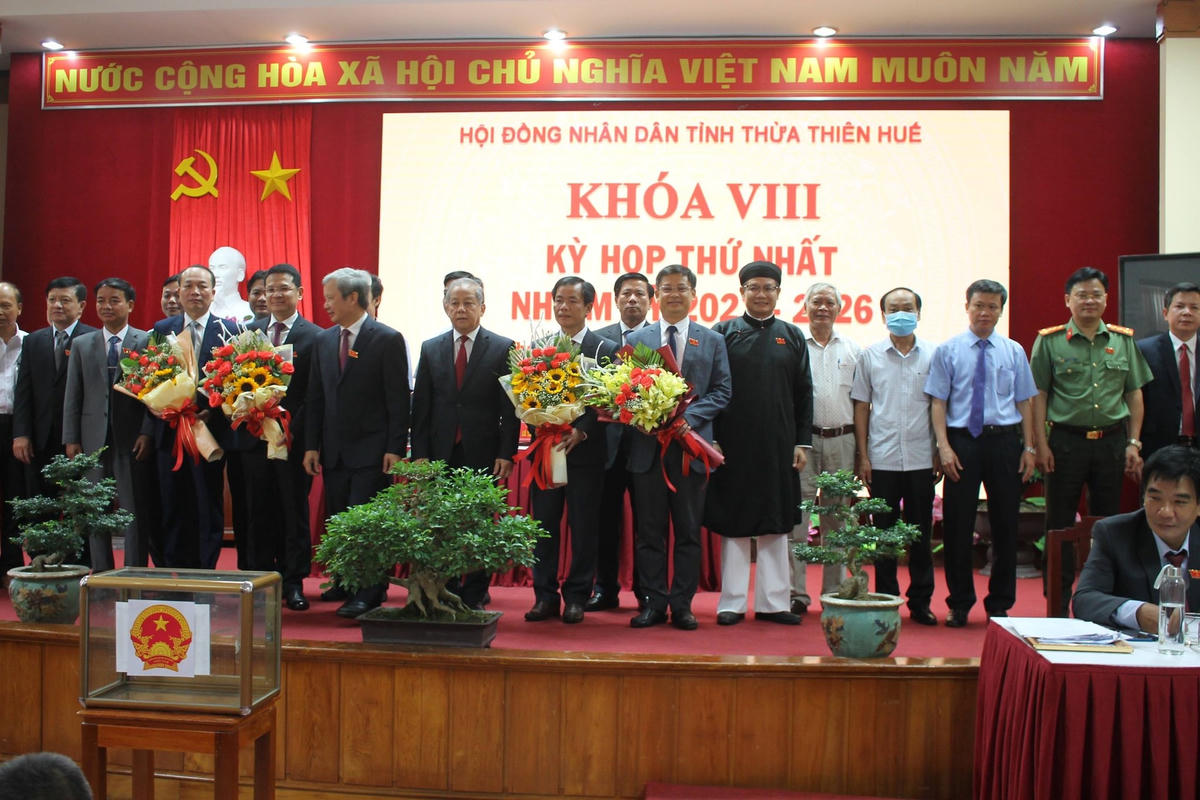 Lãnh đạo UBND Thừa Thiên - Huế nhiệm kỳ 2021-2026.