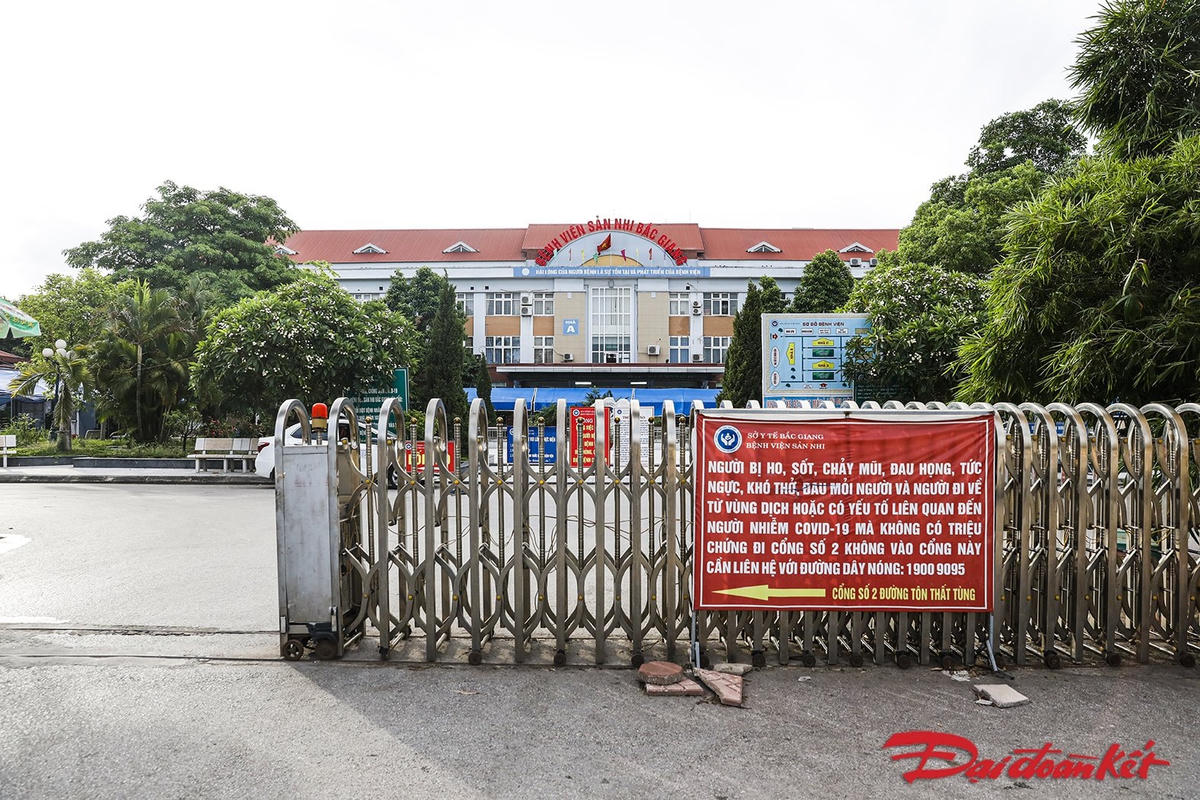 Bệnh viện Sản Nhi Bắc Giang. Ảnh: Quang Vinh.