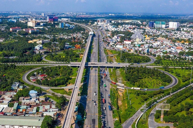 Giao thông phía Đông TP.HCM trong thời gian tới được phát triển và kết nối nhiều hơn. Ảnh: CTV