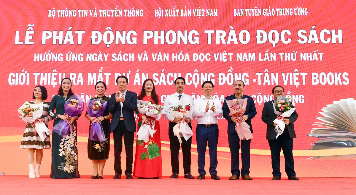 Sự kiện là dịp để phát triển không gian văn hóa đọc trong cộng đồng. 