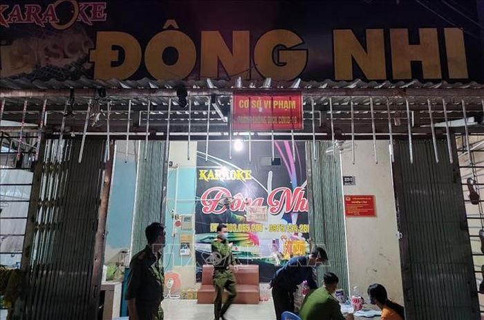 Quán karaoke vi phạm lệnh cấm.