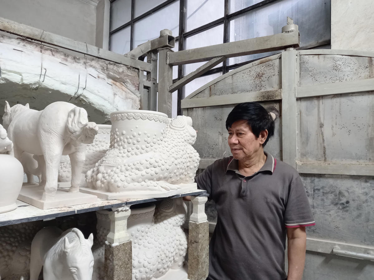 Nghệ nhân Nguyễn Văn Toán.