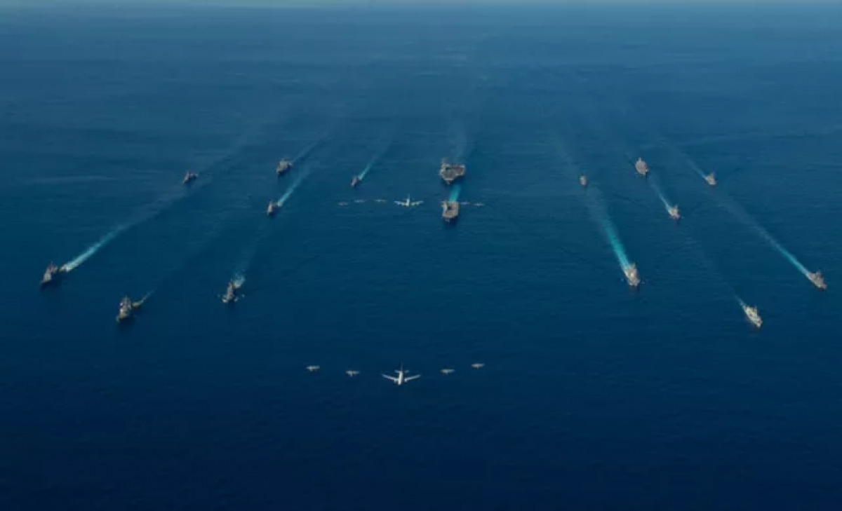 Lực lượng Mỹ - Nhật tham gia tập trận Keen Sword 21 hôm 26/10. Ảnh: US Navy.  