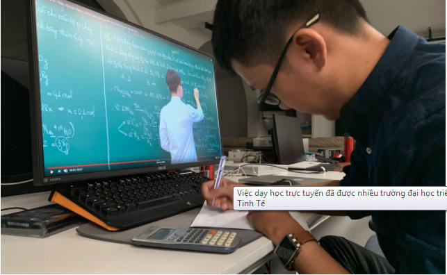 Dạy học trực tuyến đang như một xu thế.  