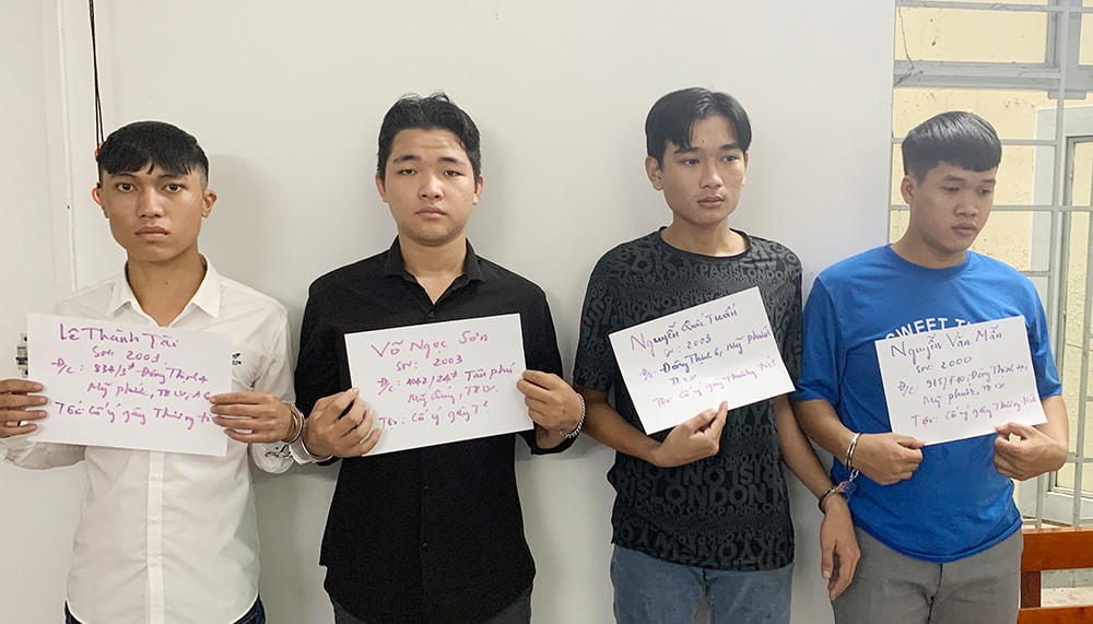4 đối tượng bị bắt tạm giam về hành vi “Cố ý gây thương tích”.