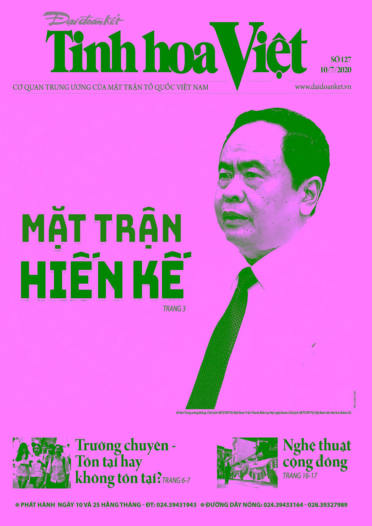 Trang bìa Tinh hoa Việt số 127