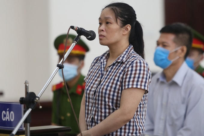 Bị cáo Nguyễn Vũ Hà Thanh. Ảnh: Phạm Dự.