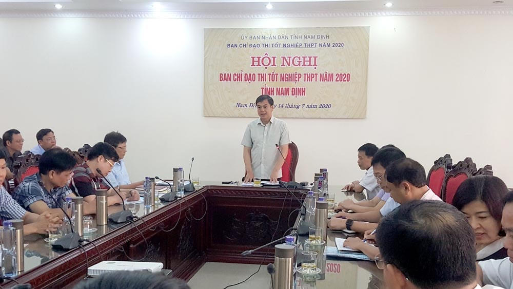 Cuộc họp do Phó Chủ tịch UBND tỉnh Nam Định Trần Lê Đoài chủ trì.