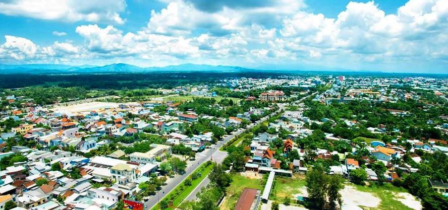 Một góc thành phố Tam Kỳ, tỉnh Quảng Nam.