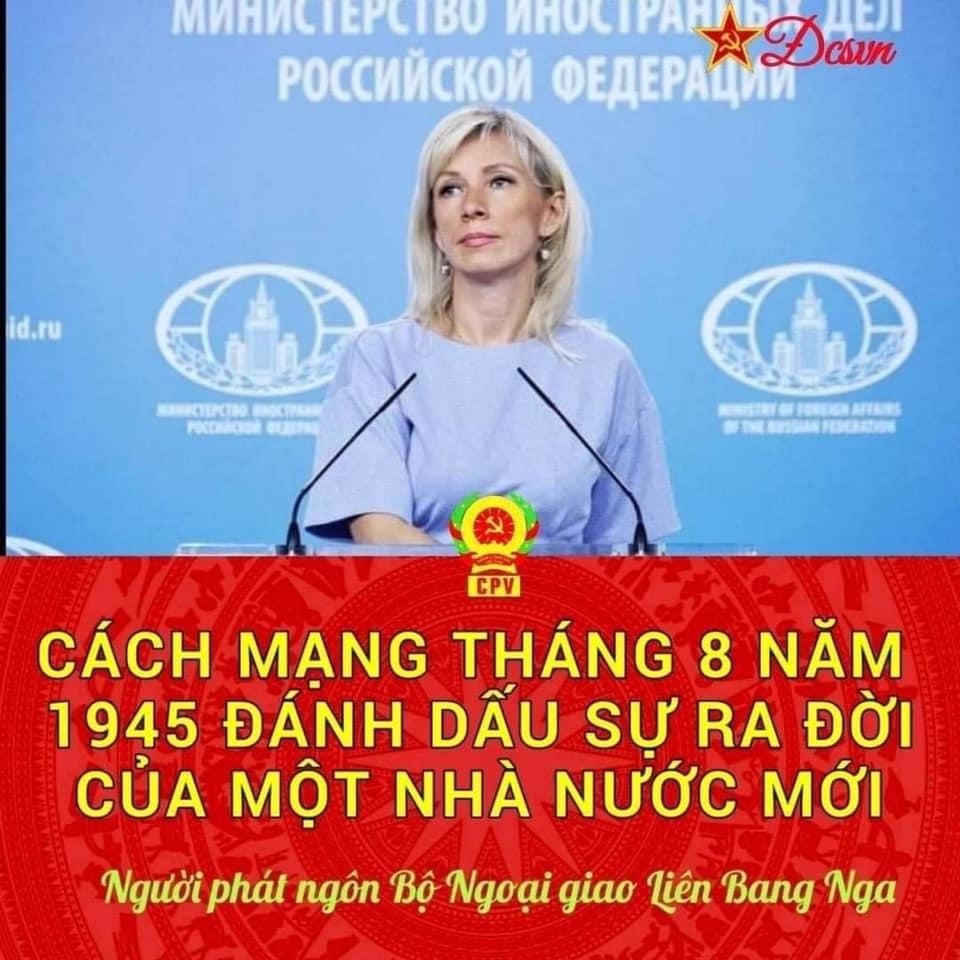 Người phát ngôn Bộ Ngoại giao Nga M.V.Zakharova.