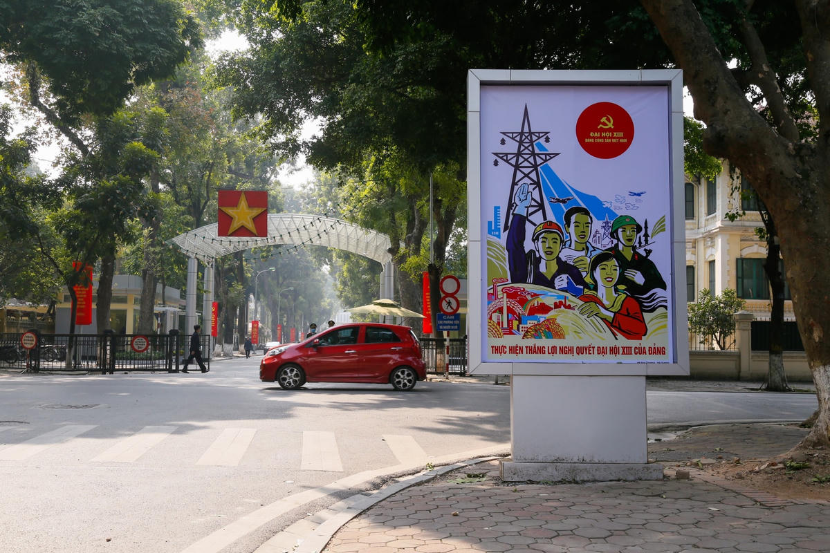 [ẢNH] Hà Nội chào mừng Đại hội Đảng