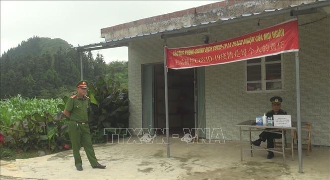 Điểm chốt chặn tại thôn Sín Phìn Chư, xã Thượng Phùng, thuộc Đồn biên phòng Xín Cái, huyện Mèo Vạc (Hà Giang). Ảnh minh họa: Nguyễn Chiến/TTXVN