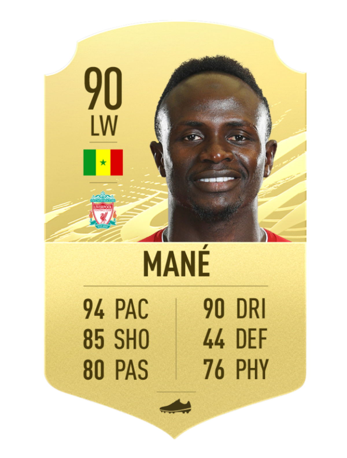 10. Sadio Mané - Liverpool | Chỉ số rê bóng 90