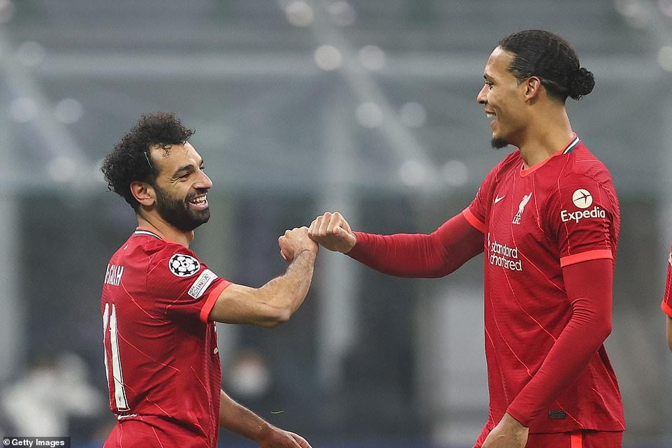 Liverpool giành chiến thắng 2-0 trước Inter Milan ở lượt đi vòng 1/8 Champions League.