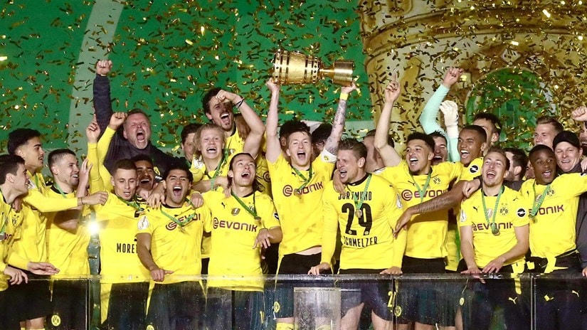 Dortmund lần thứ 5 giành Cúp Quốc gia Đức. (Nguồn: Getty).