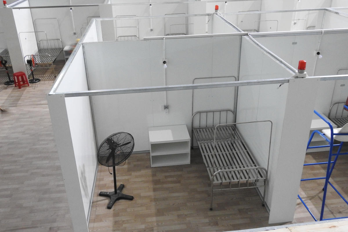 Buồng bệnh 1 giường. Ảnh Bình Nguyên.