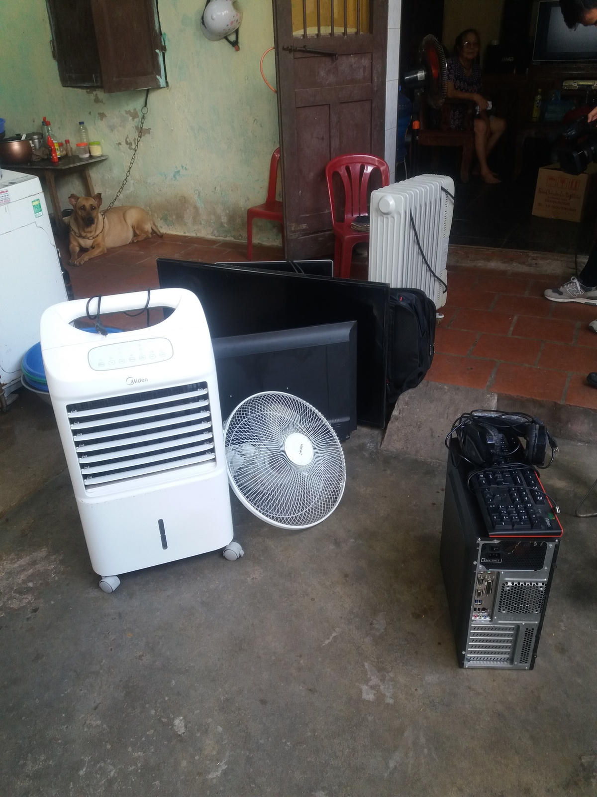 Tang vật vụ trộm.