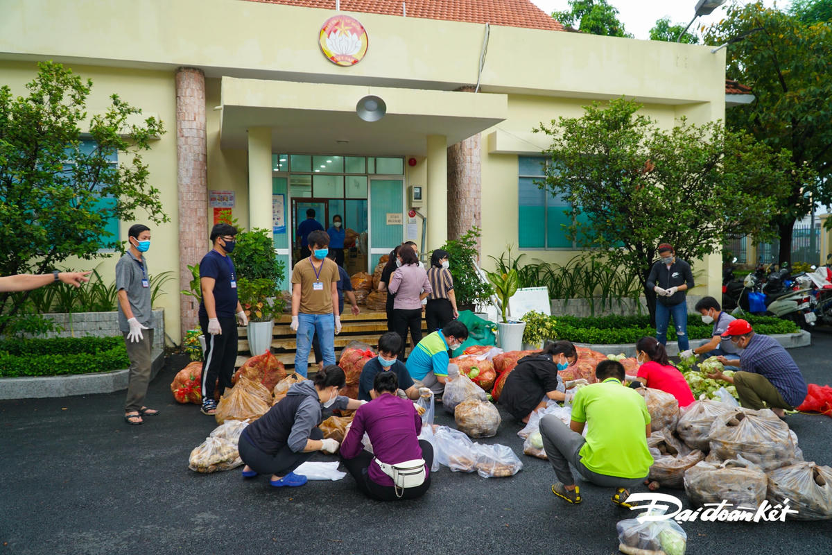 Việc phân loại thực phẩm diễn ra nhanh chóng, hiệu quả.