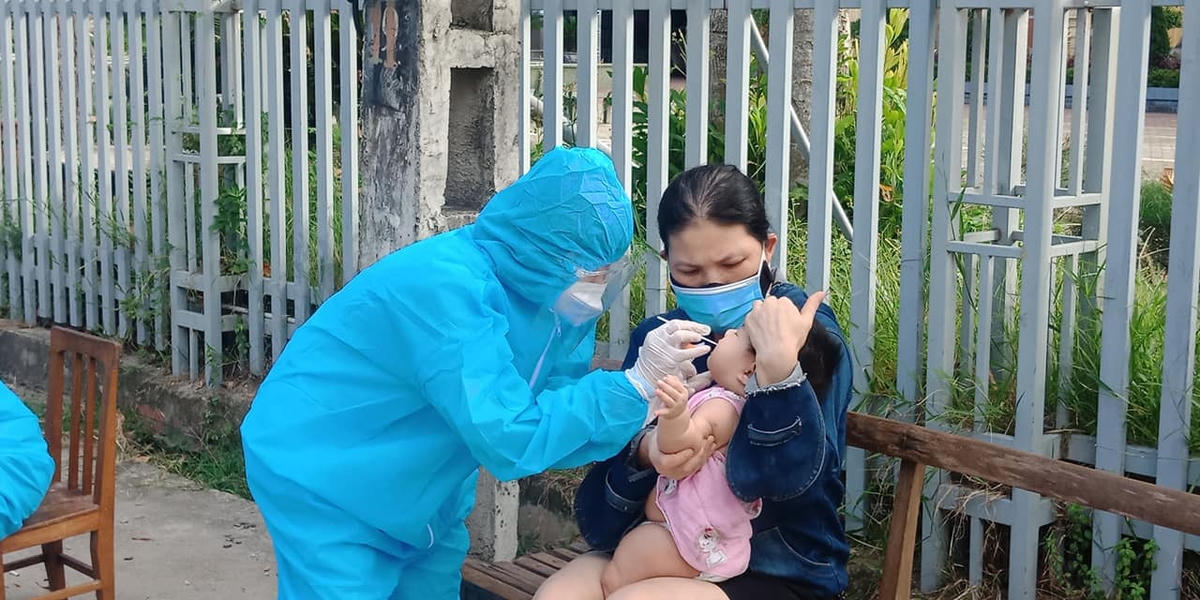 Trong số các bệnh nhân mới ghi nhận, có nhiều trẻ nhỏ.