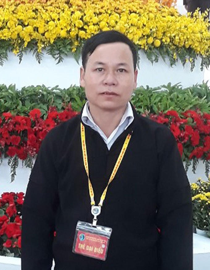 Trưởng thôn Đặng Văn Đức.