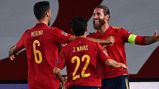 Tây Ban Nha có chiến thắng đậm 4-0 trước Ukraine. (Nguồn: Getty Images).