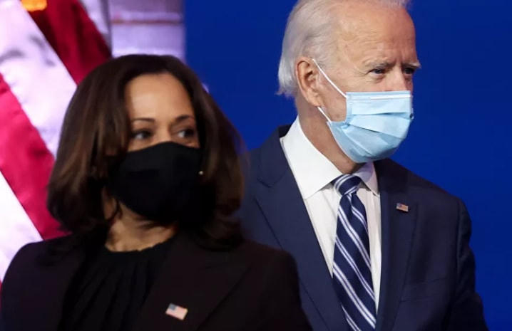 Tổng thống đắc cử Mỹ Joe Biden và Phó Tổng thống đắc cử Kamala Harris.