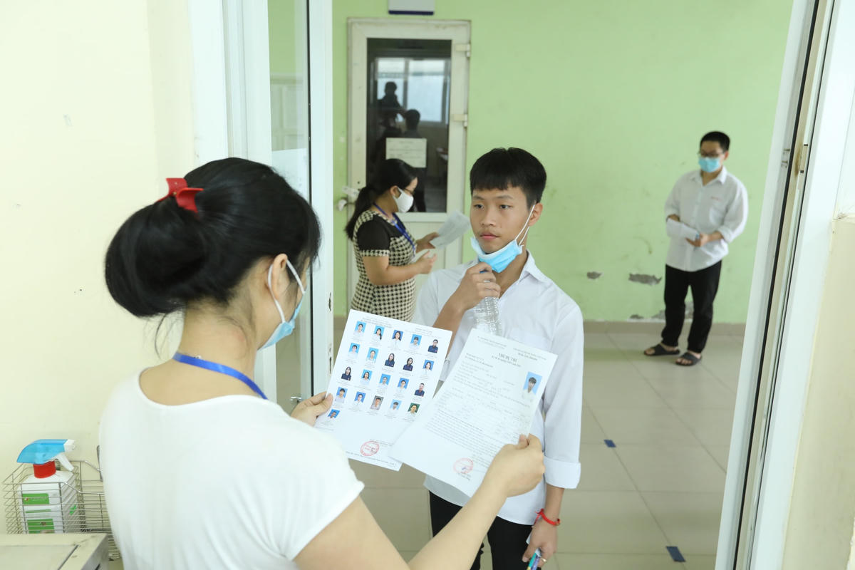 Thí sinh dự thi tốt nghiệp THPT năm 2020.