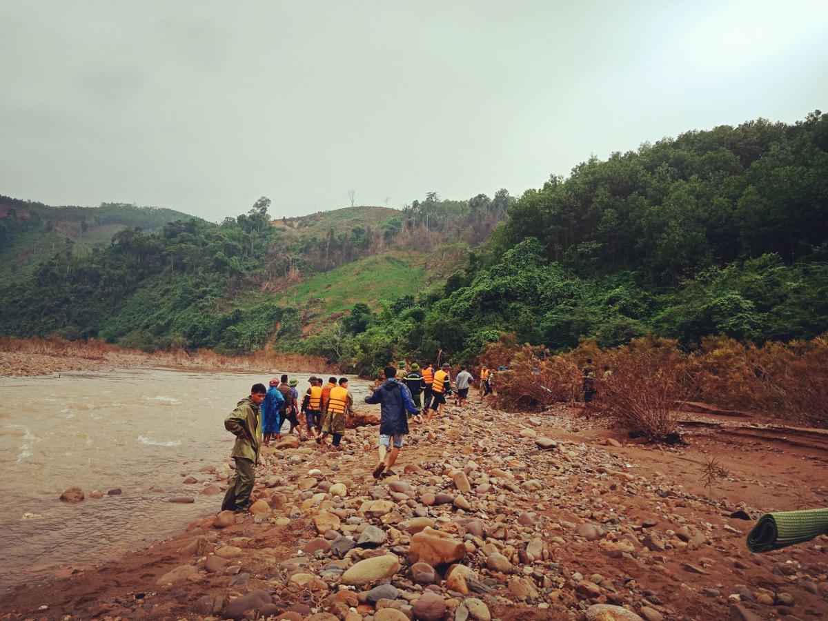 Địa điểm timg thấy thi thể người phụ nữ, cách nơi nạn nhân gặp nạn 20km.