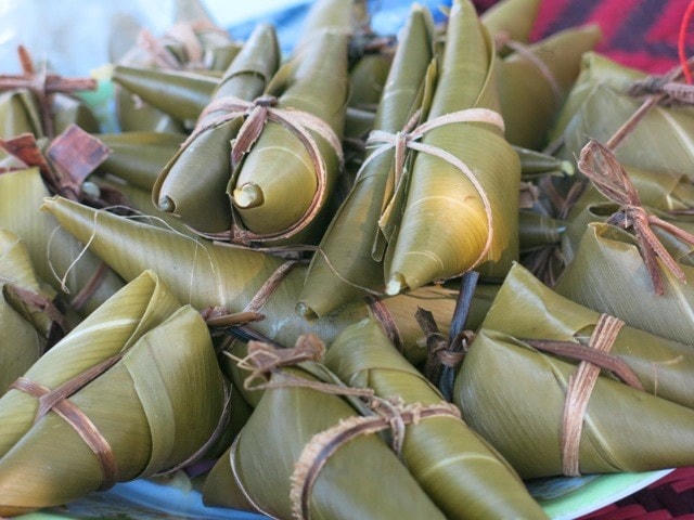 Bánh A Quát của đồng bào Tà Ôi.