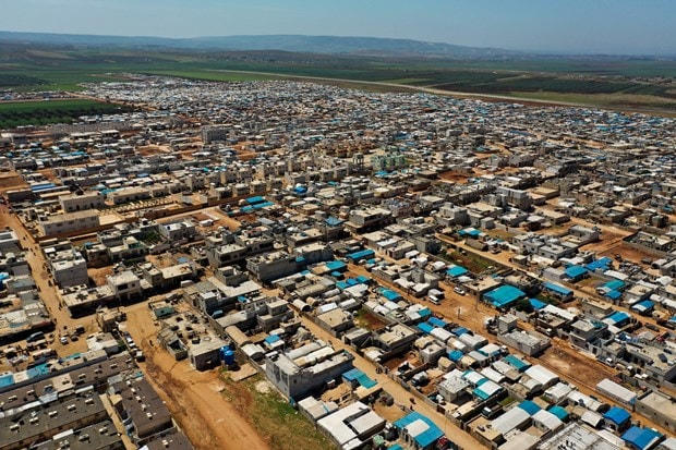 Một trại tị nạn ở Syria. Ảnh: AP.