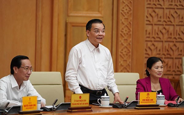 Ông Chu Ngọc Anh phát biểu tại phiên họp. Ảnh: VGP.
