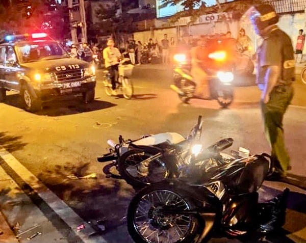 Hiện trường của vụ nổ súng.