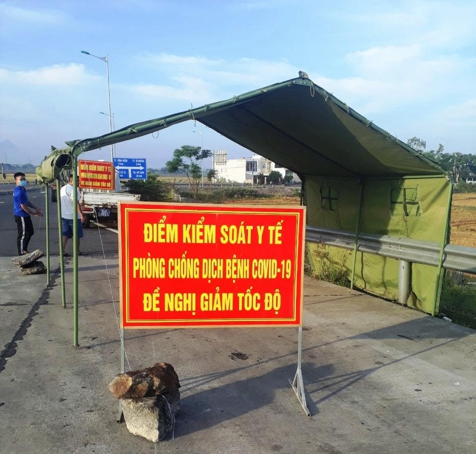 Quảng Nam thành lập các chốt kiểm soát dịch giáp ranh TP Đà Nẵng.