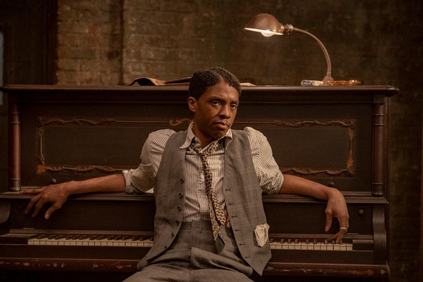 Chadwick Boseman trong vai Levee trong “Ma Rainey's Black Bottom”.  
