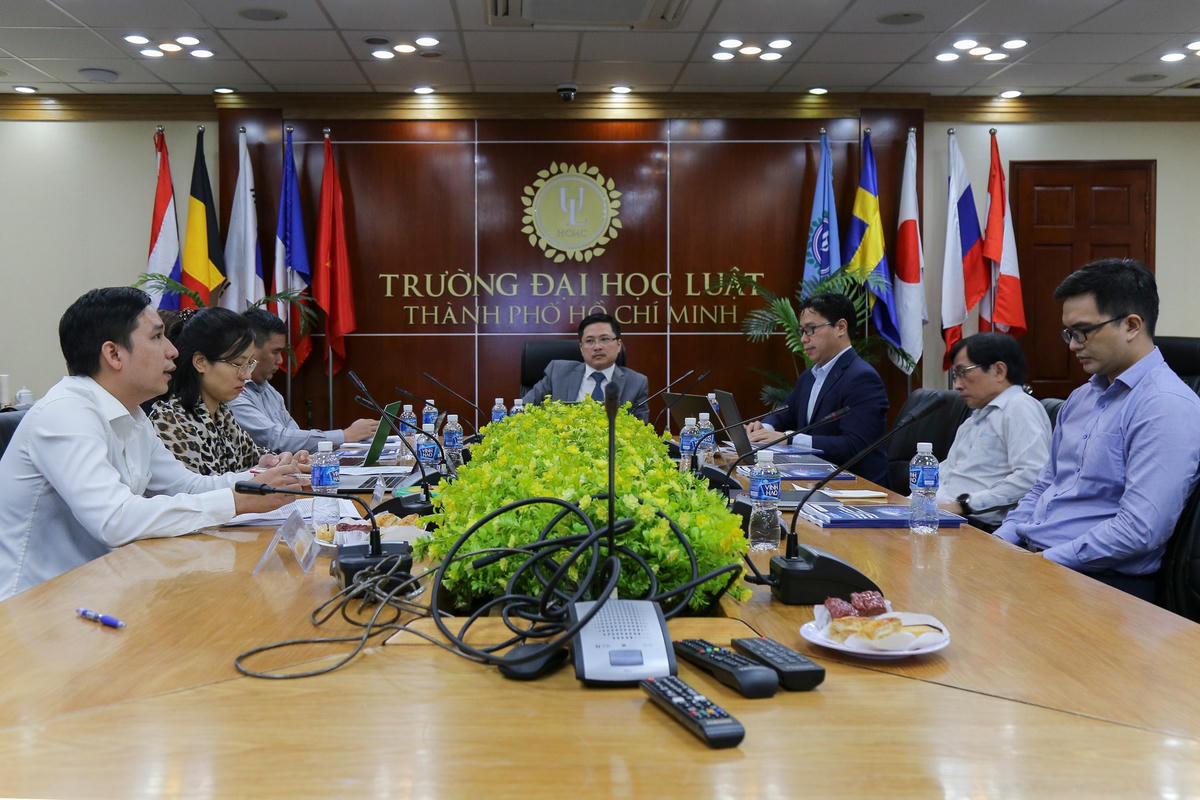 Quang cảnh hội thảo tại điểm cầu trực tiếp.