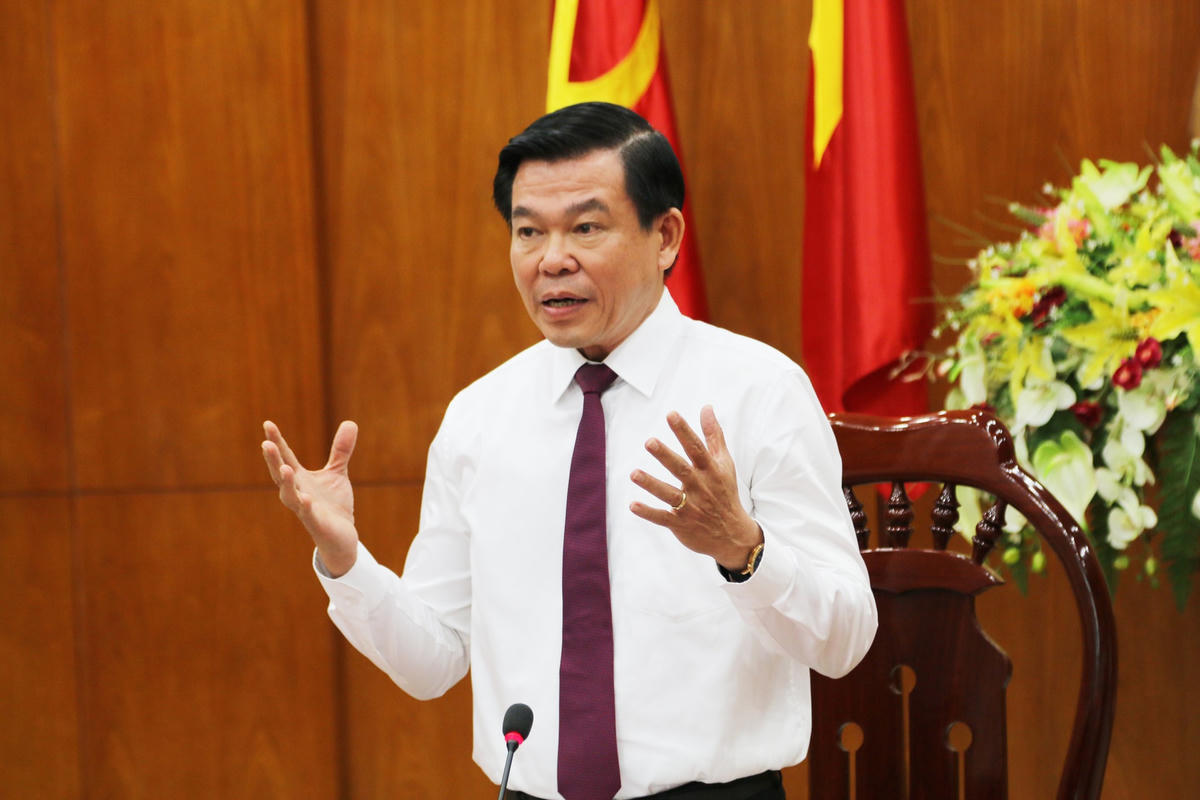 Ông Nguyễn Hồng Lĩnh, Ủy viên Trung ương Đảng, Bí thư Tỉnh ủy Đồng Nai. Ảnh: N.L.