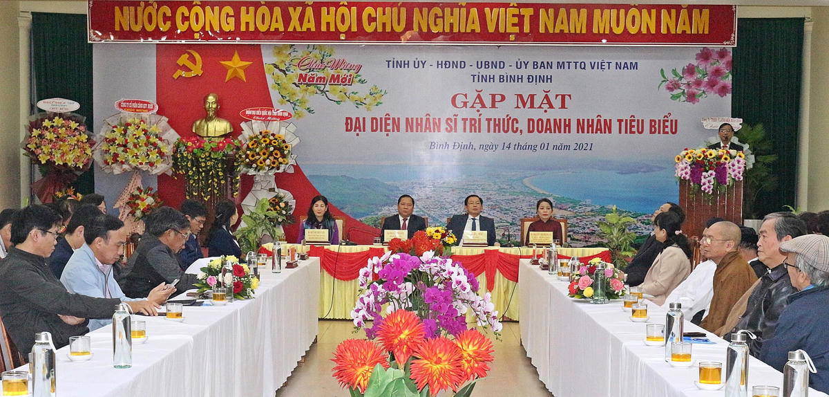 Quang cảnh buổi gặp mặt.