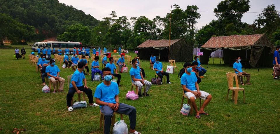 Trong ngày 15/7, đã có 21 trường hợp dương tính với Covid-19 trong khu cách ly ở Trung đoàn 762.