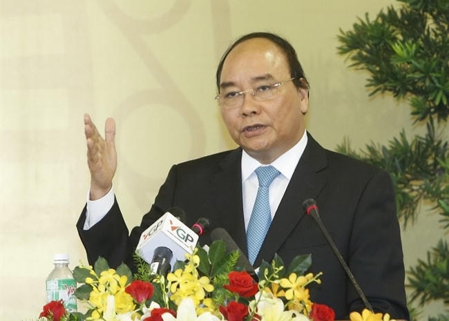 Thủ tướng Chính phủ Nguyễn Xuân Phúc. Ảnh: VGP.