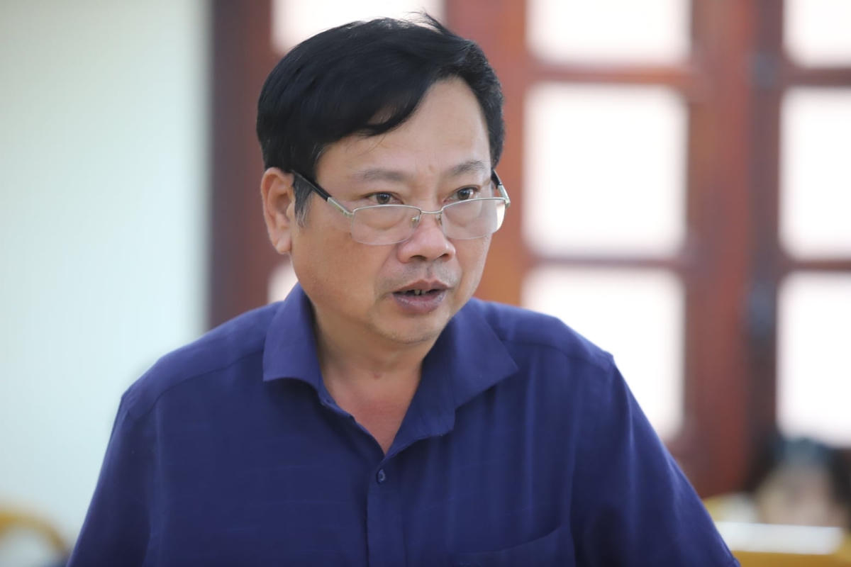 Ông Nguyễn Văn Tâm, Phó giám đốc phụ trách Công ty TNHH MTV Thủy lợi Nam Hà Tĩnh.