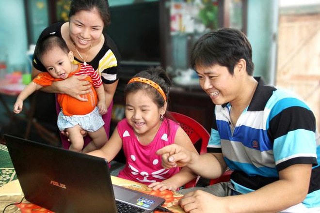 Bức ảnh “Hạnh phúc giản đơn”.