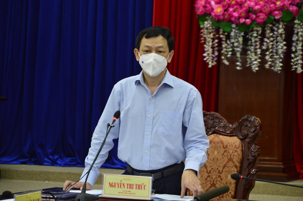Tiến sĩ, bác sĩ Nguyễn Trí Thức, Giám đốc Bệnh viện Chợ Rẫy TP. HCM chia sẽ kinh nghiệm trong thu dung, điều trị bệnh nhân nhiễm Covid -19.