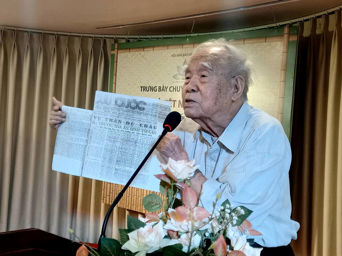 Nhà báo Thái Duy kể về vụ án tham nhũng Trần Dụ Châu được đăng tải trên báo Cứu Quốc.