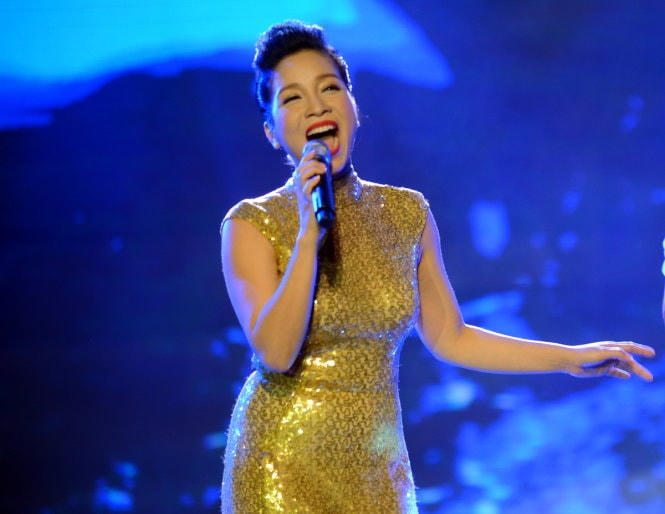 Ca sĩ Mỹ Linh.