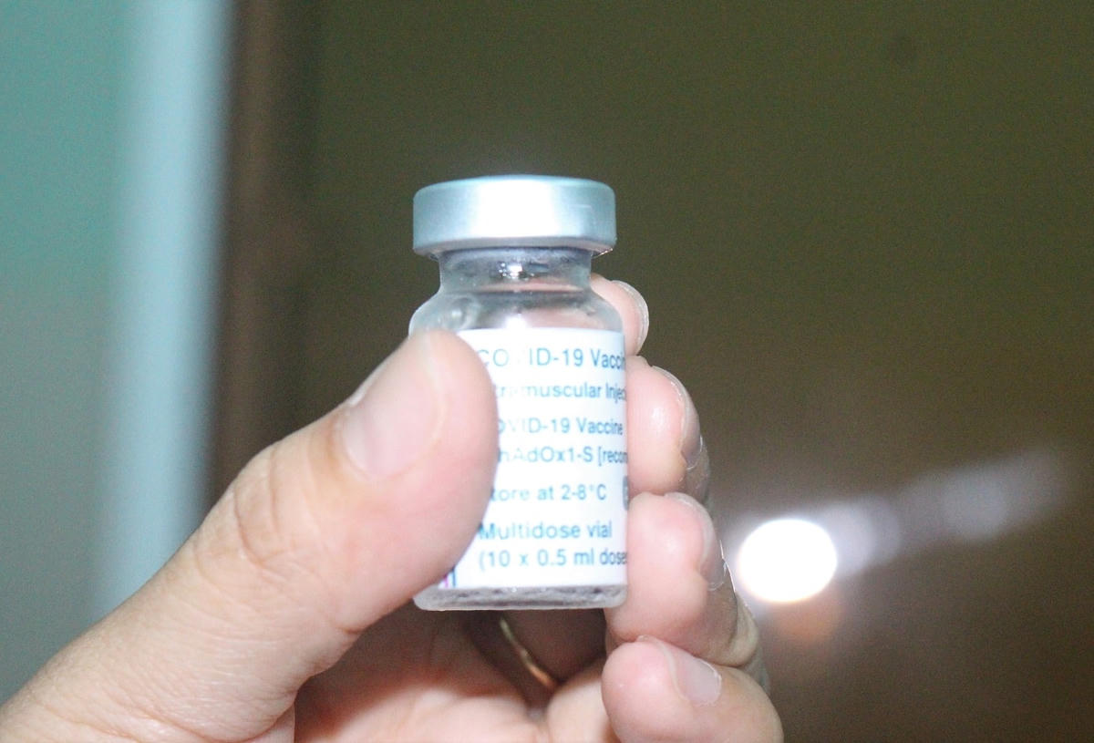 Lọ vaccine Covid-19 được tiêm đầu tiên ở Quảng Nam.